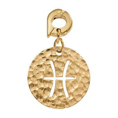 Nikki Lissoni Pisces Charm Gold-Plated 20mm D1011GM, MPN: D1011GM, 8718819232193