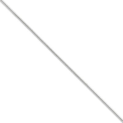 18 Inch 1.75mm Round Snake Chain Sterling Silver QSN050-18, MPN: QSN050-18, 883957084817