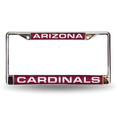 NFL Arizona Cardinals Red Laser Chrome Car License Plate Frame GC7070, MPN: GC7070, 94746402372