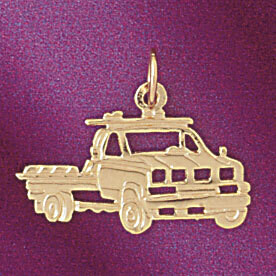 Dazzlers Jewelry Classic Car Pendant Necklace Charm Bracelet in Yellow, White or Rose Gold 4350, MP…