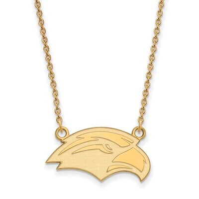University of Southern Miss Small Pendant with Chain Necklace Gold-plated Silver GP007USM-18, MPN: …