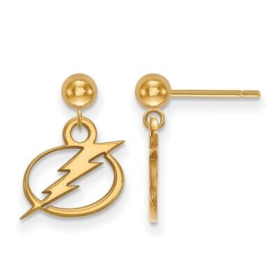 Tampa Bay Ligtning Earring Dangle Ball 14k Yellow Gold 4Y010LIG, MPN: 4Y010LIG, 886774870052