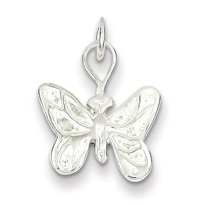 Butterfly Charm Sterling Silver QC81, MPN: QC81, 883957917337