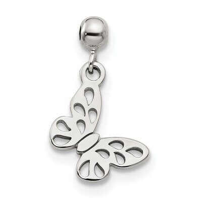 Butterfly Charm Sterling Silver Dangle QMM102, MPN: QMM102,