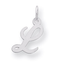 Script Initial L Charm Sterling Silver QC5080L, MPN: QC5080L, 883957550893