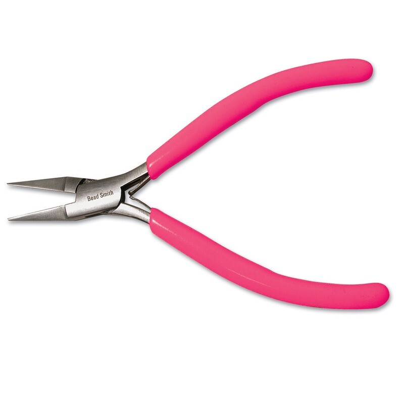 Pink Handle Flat Nose Pliers JT4847, MPN: JT4847, 790524890385