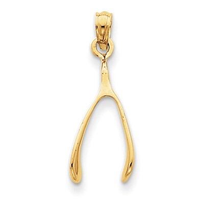 Wishbone Pendant 14k Gold K2766, MPN: K2766, 637218132300