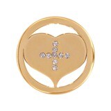 Nikki Lissoni Cross My Heart Gold-Plated 23mm Coin C1191GS, MPN: C1191GS, 8718627465004