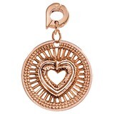 Nikki Lissoni My Heart Will Protect You Charm Rose Gold-Plated 25mm D1087RGL, MPN: D1087RGL, 871881…