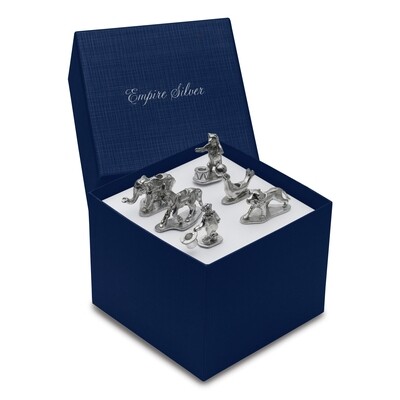 Pewter Set of Six Circus Characters Candleholders GP8932, MPN: GP8932, 781642001012