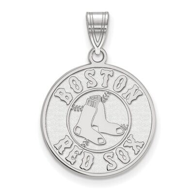 Boston Red Sox Large Pendant 10k White Gold 1W004RSO, MPN: 1W004RSO, 886774772448