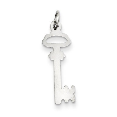 Key Charm Sterling Silver QC3728