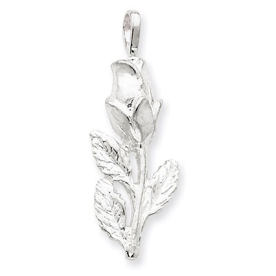 Rose Bud Pendant Sterling Silver QC1073, MPN: QC1073, 883957905013
