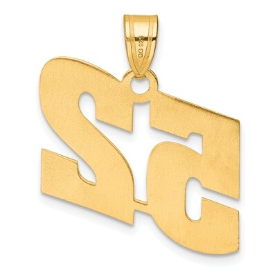 Block Number 52 Pendant 14k Gold Polished BN52, MPN: BN52, 196904079102