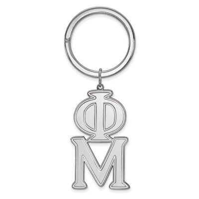 Phi Mu Key Chain Sterling Silver SS010PHM, MPN: SS010PHM, 886774600727