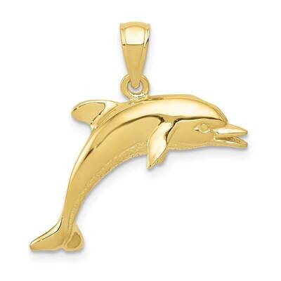 Jumping Dolphin Pendant 10k Gold 10K3013, MPN: 10K3013,