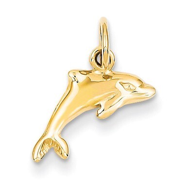 Dolphin Pendant 14k Gold C502, MPN: C502, 886774090313