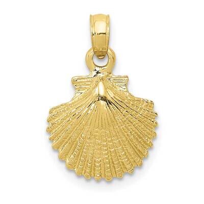 Scallop Shell Pendant 10k Gold 10K2968, MPN: 10K2968,