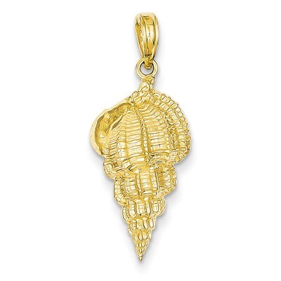 Conch Shell Pendant 14k Gold K2912, MPN: K2912, 637218011803