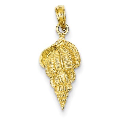 Conch Shell Pendant 14k Gold C3370, MPN: C3370, 637218012763