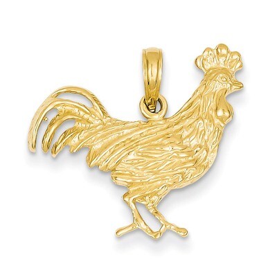 Rooster Pendant 14k Gold K3324, MPN: K3324, 637218042333