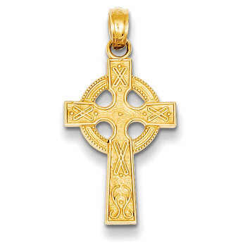 Celtic Cross Pendant 14k Gold K5047, MPN: K5047, 637218163700