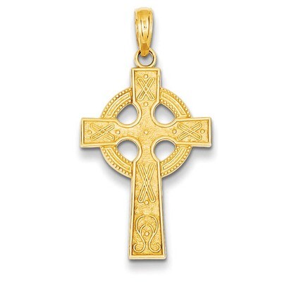 Celtic Cross Pendant 14k Gold K5048, MPN: K5048, 637218163649