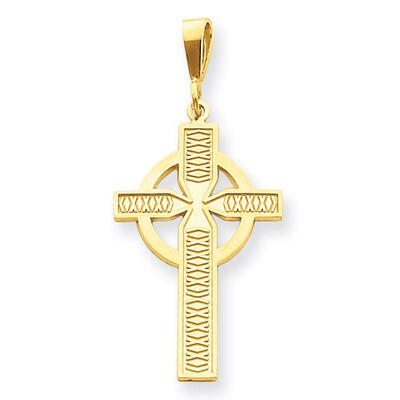 Celtic Cross Pendant 14k Gold C1462, MPN: C1462, 883957393797