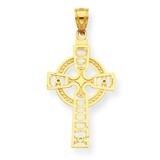 Celtic Cross with Eternity Circle Pendant 14k Gold C4250, MPN: C4250, 637218083442