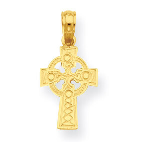 Celtic Cross with Eternity Circle Pendant 14k Gold C4249, MPN: C4249, 637218038206