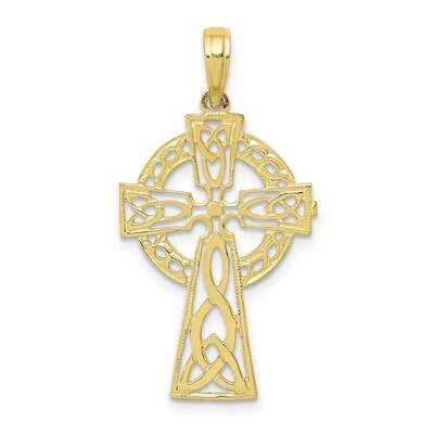 Celtic Cross Pendant 10k Gold Polished 10D4446, MPN: 10D4446,