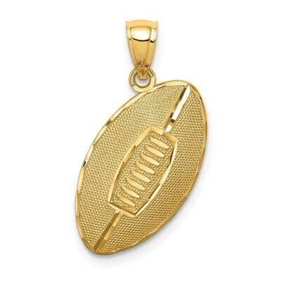 Football Pendant 14k Gold C4689, MPN: C4689, 883957222578