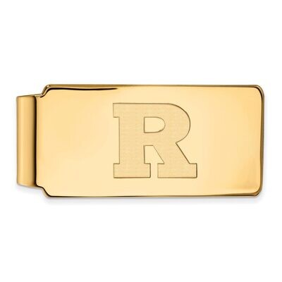 Rutgers Money Clip Gold-plated Silver GP014RUT, MPN: GP014RUT, 886774917542