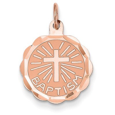 Baptism Charm 14k Rose Gold XAC887, MPN: XAC887, 886774123134