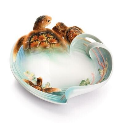 Franz Porcelain Turtle Ornamental Plate FZ01863, MPN: FZ01863,