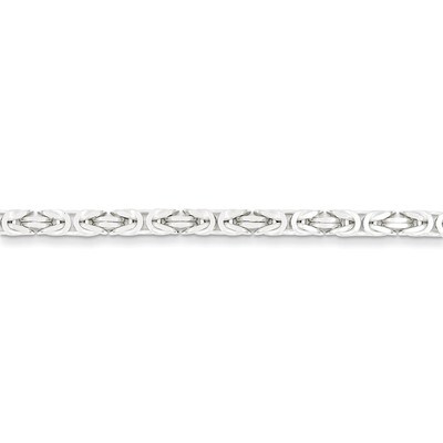 20 Inch 3.25mm Byzantine Chain Sterling Silver QBZ080-20, MPN: QBZ080-20, 883957080888
