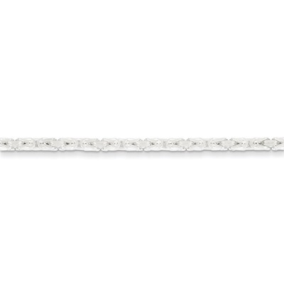 24 Inch 2.5mm Byzantine Chain Sterling Silver QBZ060-24, MPN: QBZ060-24, 883957904351