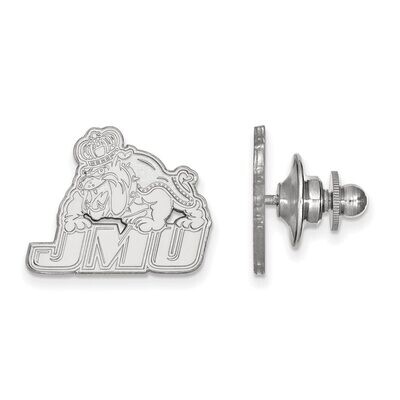 James Madison University Lapel Pin 14k White Gold 4W019JMU, MPN: 4W019JMU, 886774842394