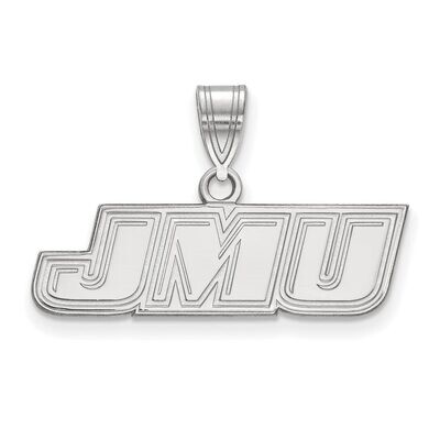 James Madison University Small Pendant 14k White Gold 4W013JMU, MPN: 4W013JMU, 886774839776