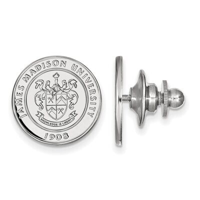 James Madison University Crest Lapel Pin 14k White Gold 4W016JMU, MPN: 4W016JMU, 886774841069