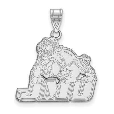 James Madison University Large Pendant 14k White Gold 4W004JMU, MPN: 4W004JMU, 886774830551