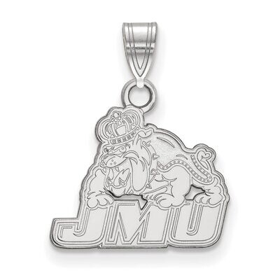 James Madison University Small Pendant 10k White Gold 1W002JMU, MPN: 1W002JMU, 886774768243