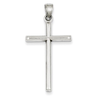 Latin Cross Pendant Sterling Silver Rhodium-plated QC5392, MPN: QC5392, 883957913025