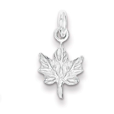 Maple Leaf Charm Sterling Silver QC1015, MPN: QC1015, 883957977539