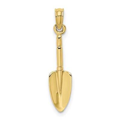 3-D Trowel Garden Tool Charm 10k Gold 10K7320, MPN: 10K7320,