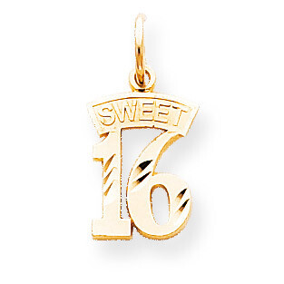 Sweet 16 Charm 10k Gold 10C125, MPN: 10C125, 886774084114