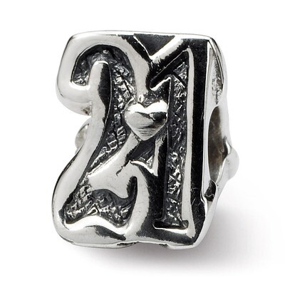 Sweet 21 Bead - Sterling Silver QRS1440, MPN: QRS1440, 883957305561