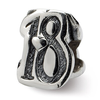 Sweet 18 Bead - Sterling Silver QRS1439, MPN: QRS1439, 883957305554