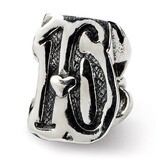 Sweet 16 Bead - Sterling Silver QRS1438, MPN: QRS1438, 883957305547