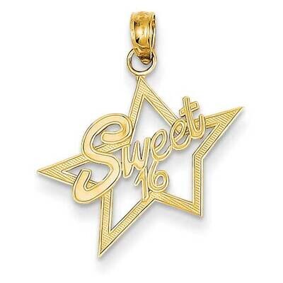 Sweet 16 Charm 14k Gold K4713, MPN: K4713, 637218023905